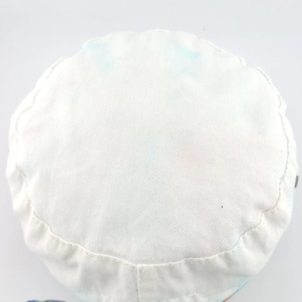 Sakroots Cadet Military Cap Mens White Floral Cotton Adjustable Strap Boho Hat